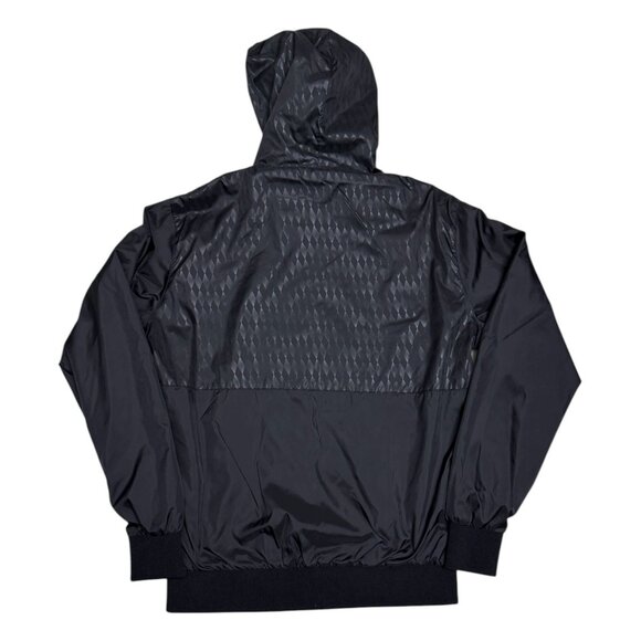 BAYERN MUNICH FC Soccer Football Black Windbreaker Light Jacket Mens Small - Picture 2 of 6